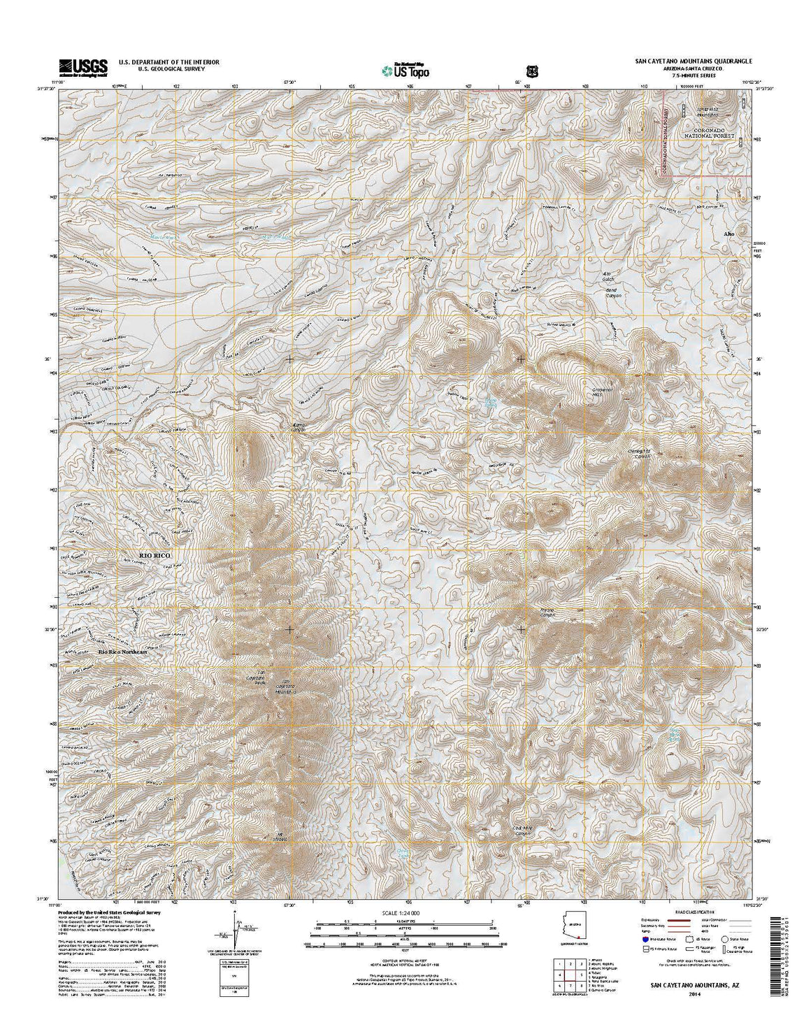 San Cayetano Mountains, AZ