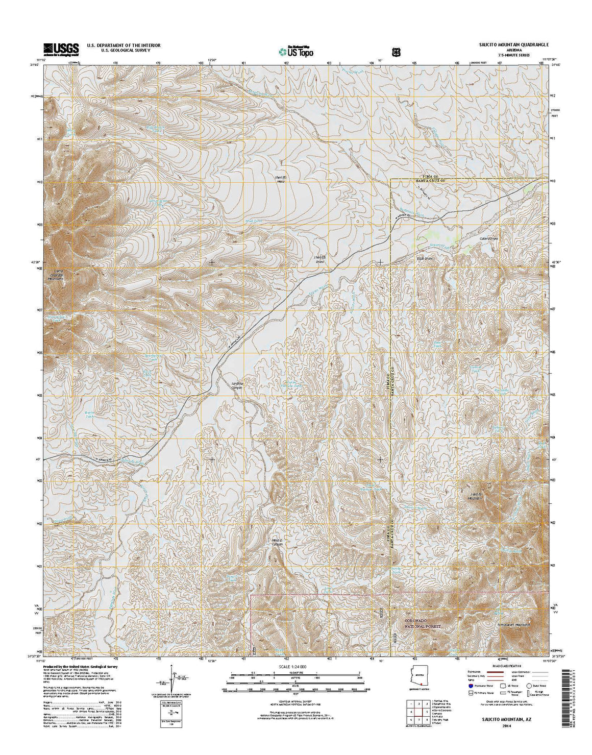 Saucito Mountain, AZ
