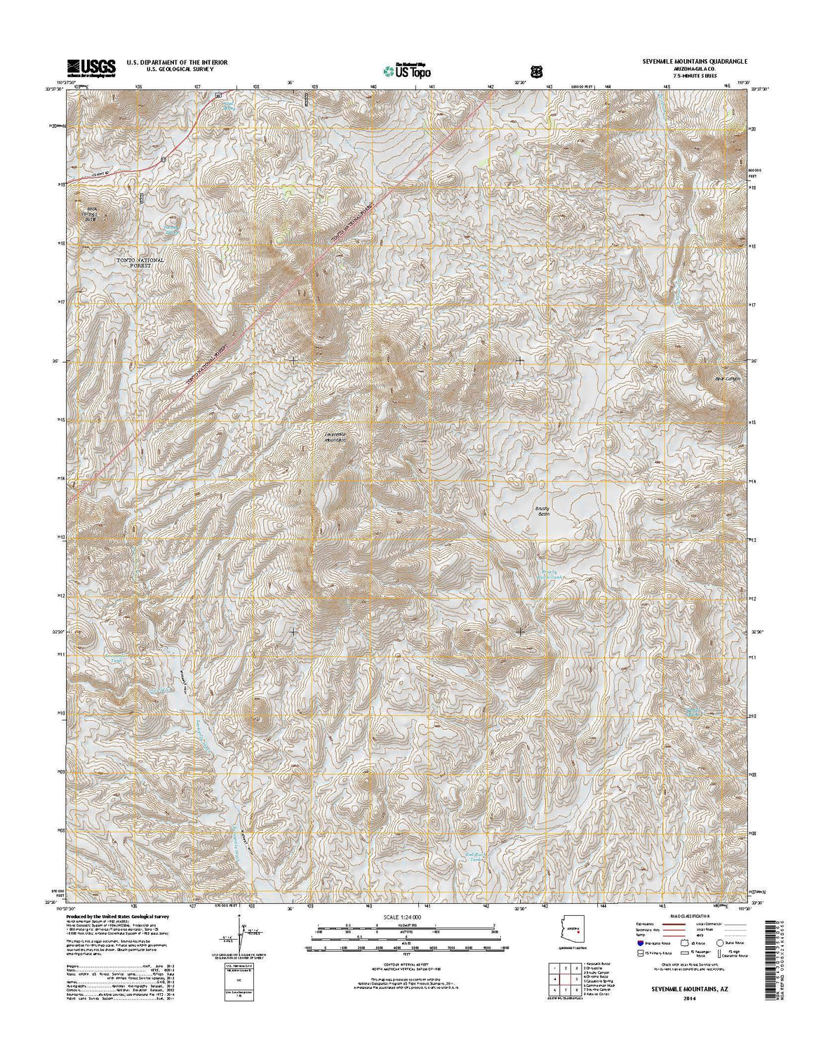 Sevenmile Mountains, AZ