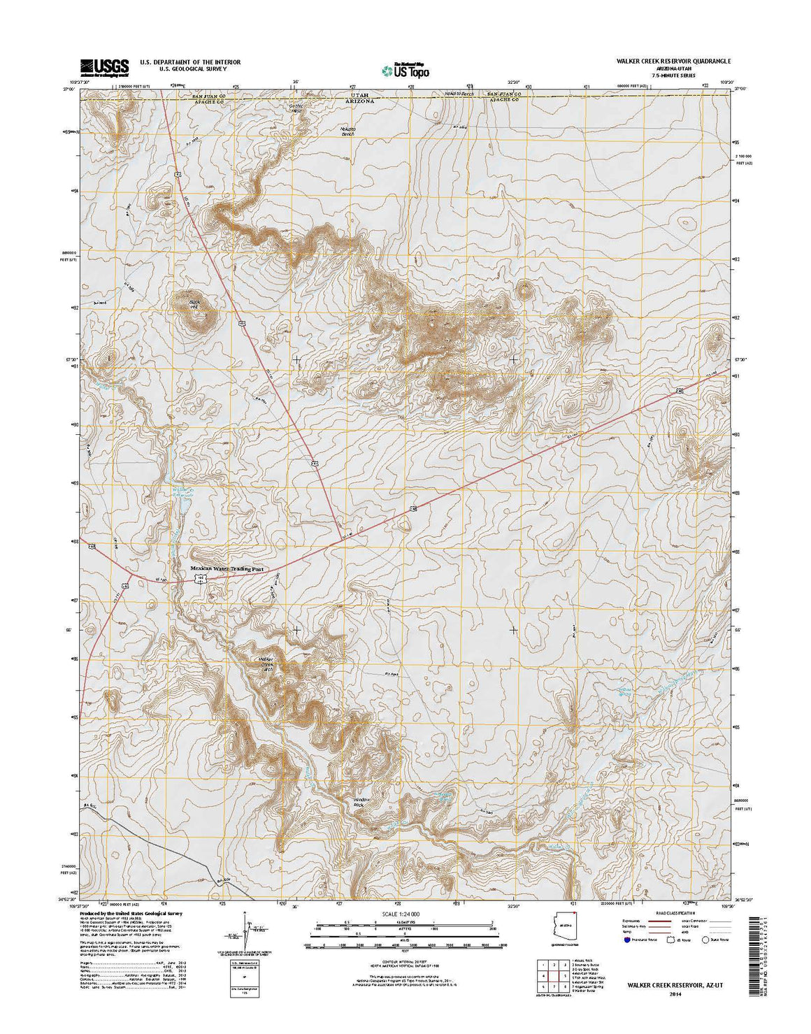 Walker Creek Reservoir, AZ-UT