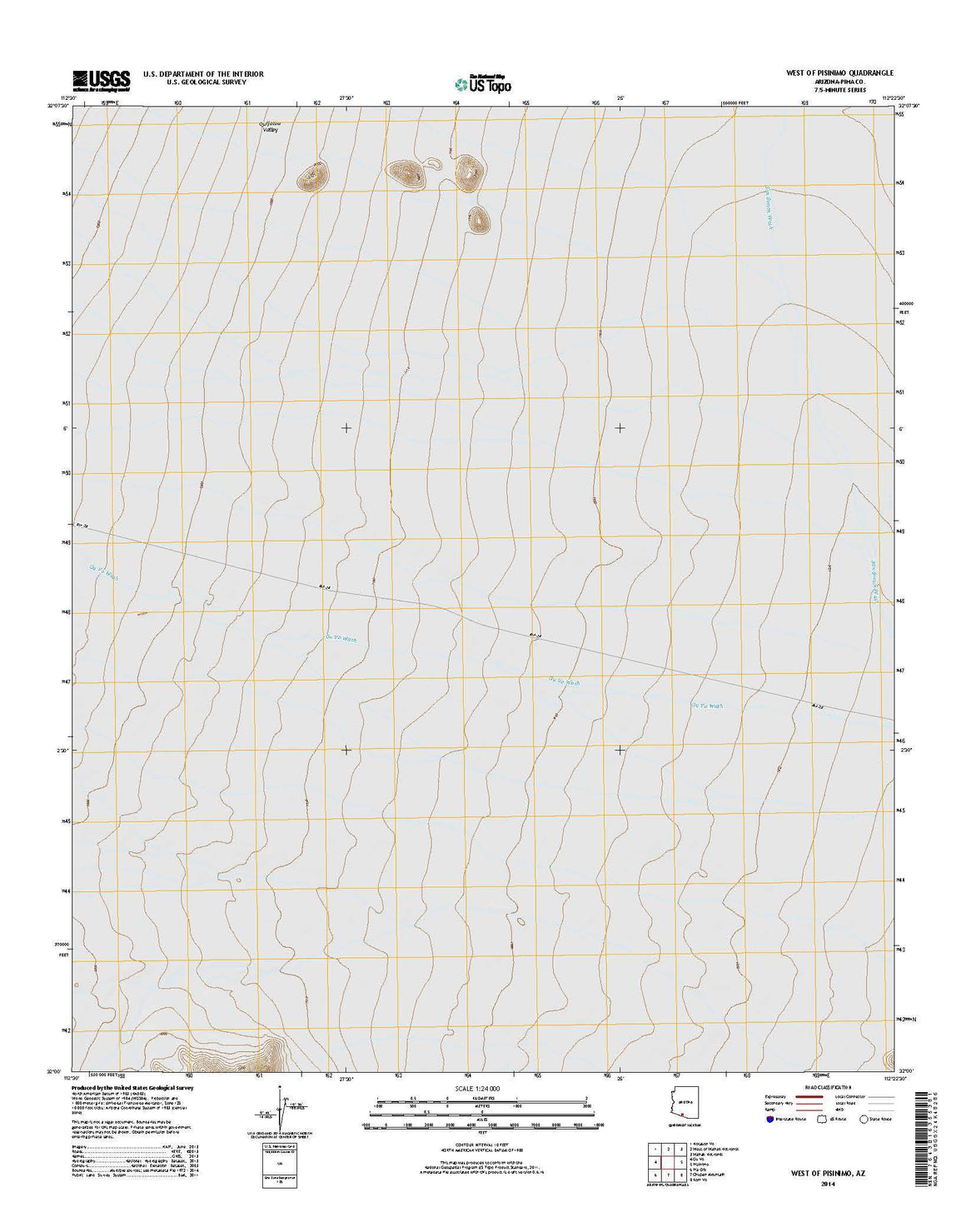 West of Pisinimo, AZ