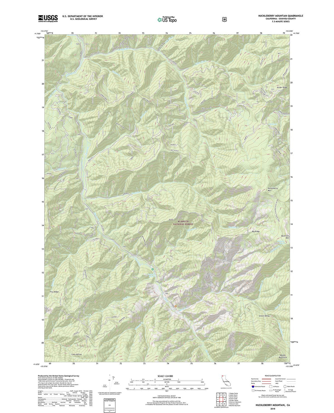 Huckleberry Mountain, CA