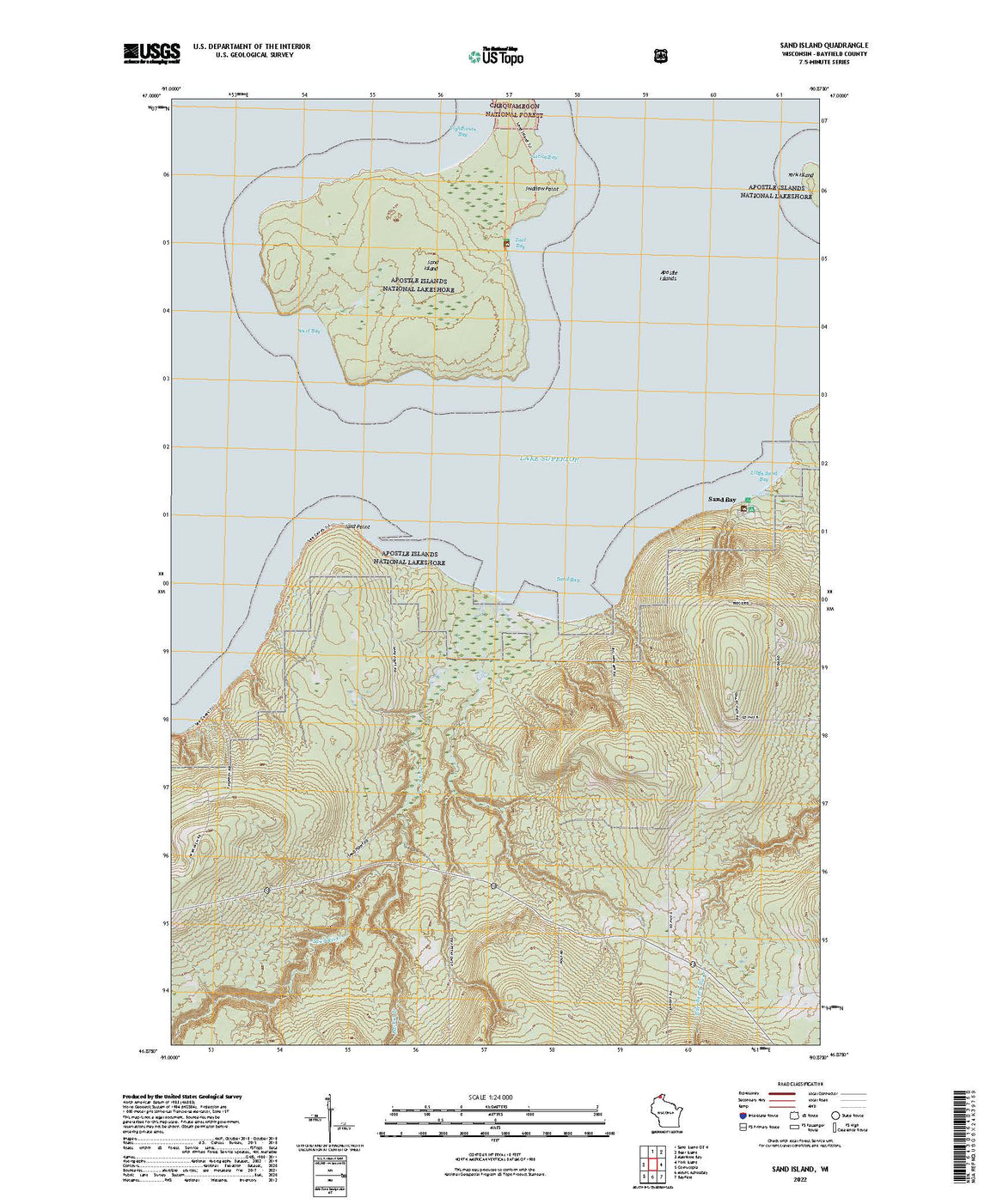 Sand Island, WI