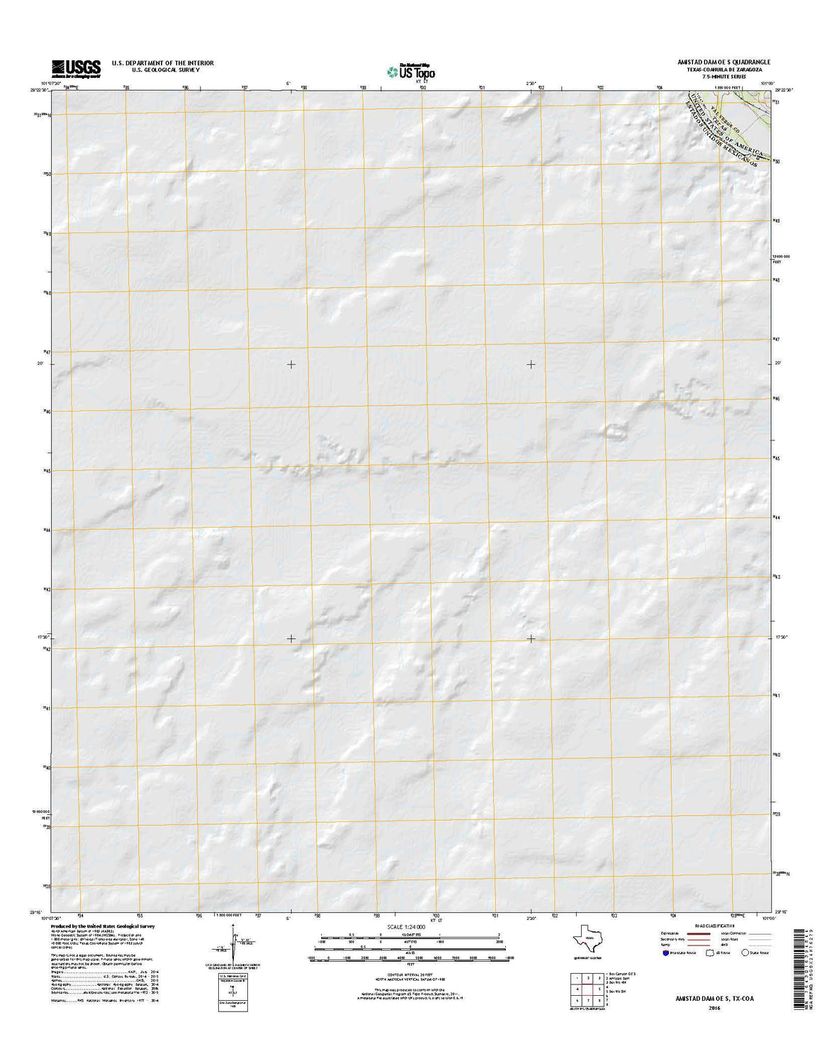 Amistad Dam OE S, TX-COA