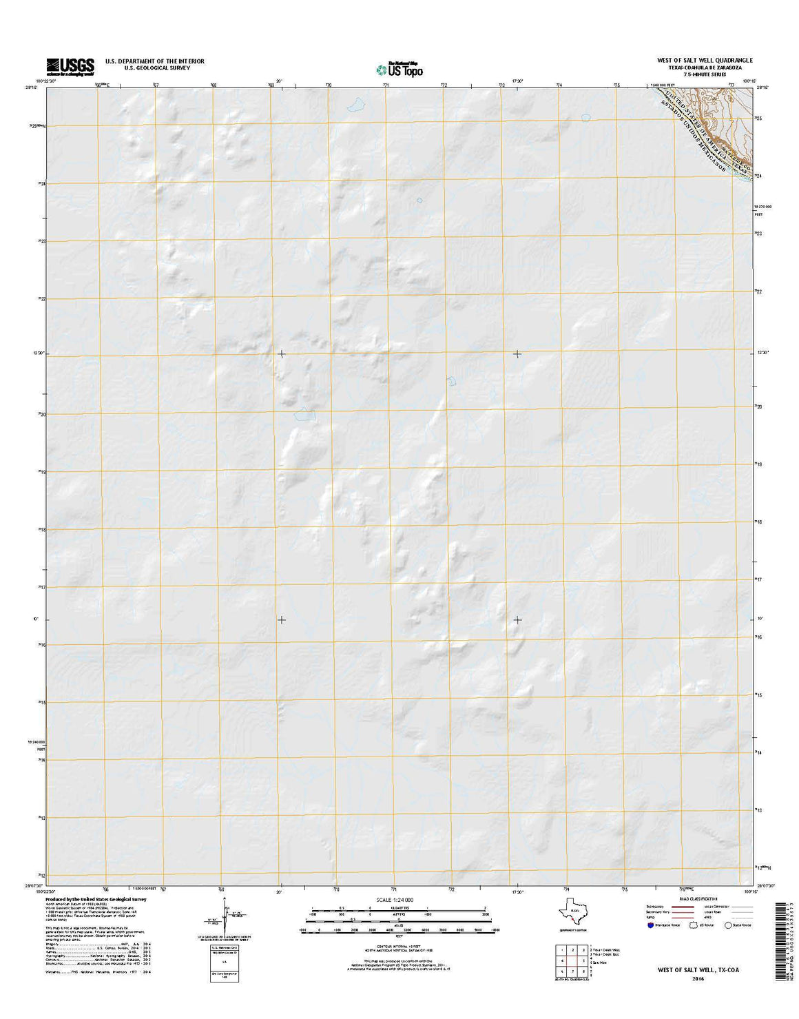 West of Salt Well, TX-COA