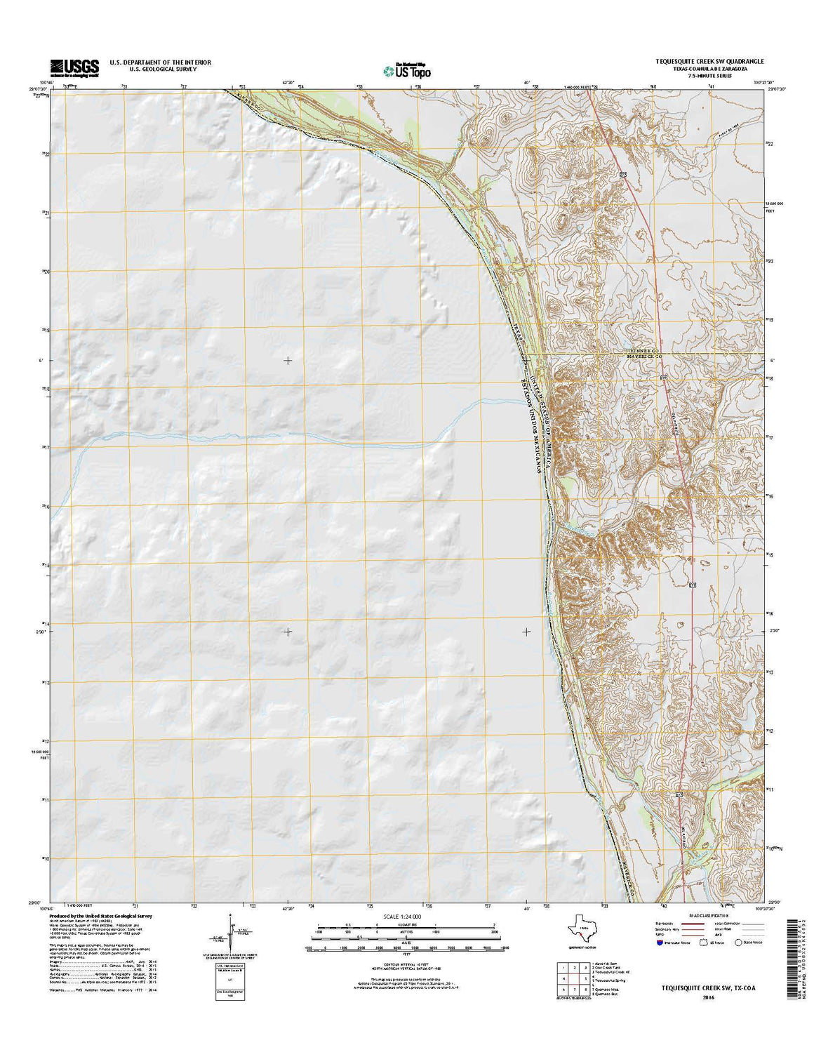 Tequesquite Creek SW, TX-COA