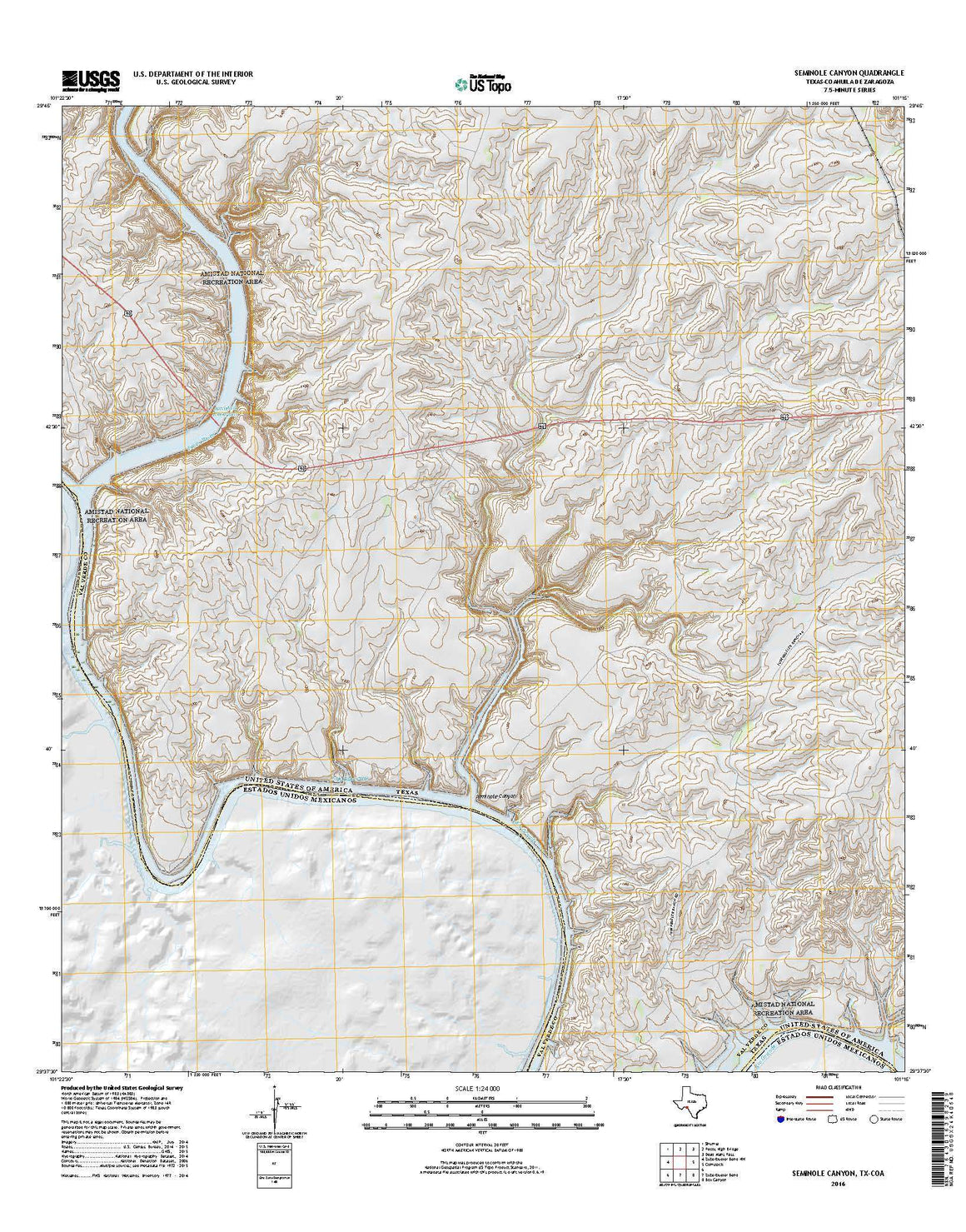Seminole Canyon, TX-COA