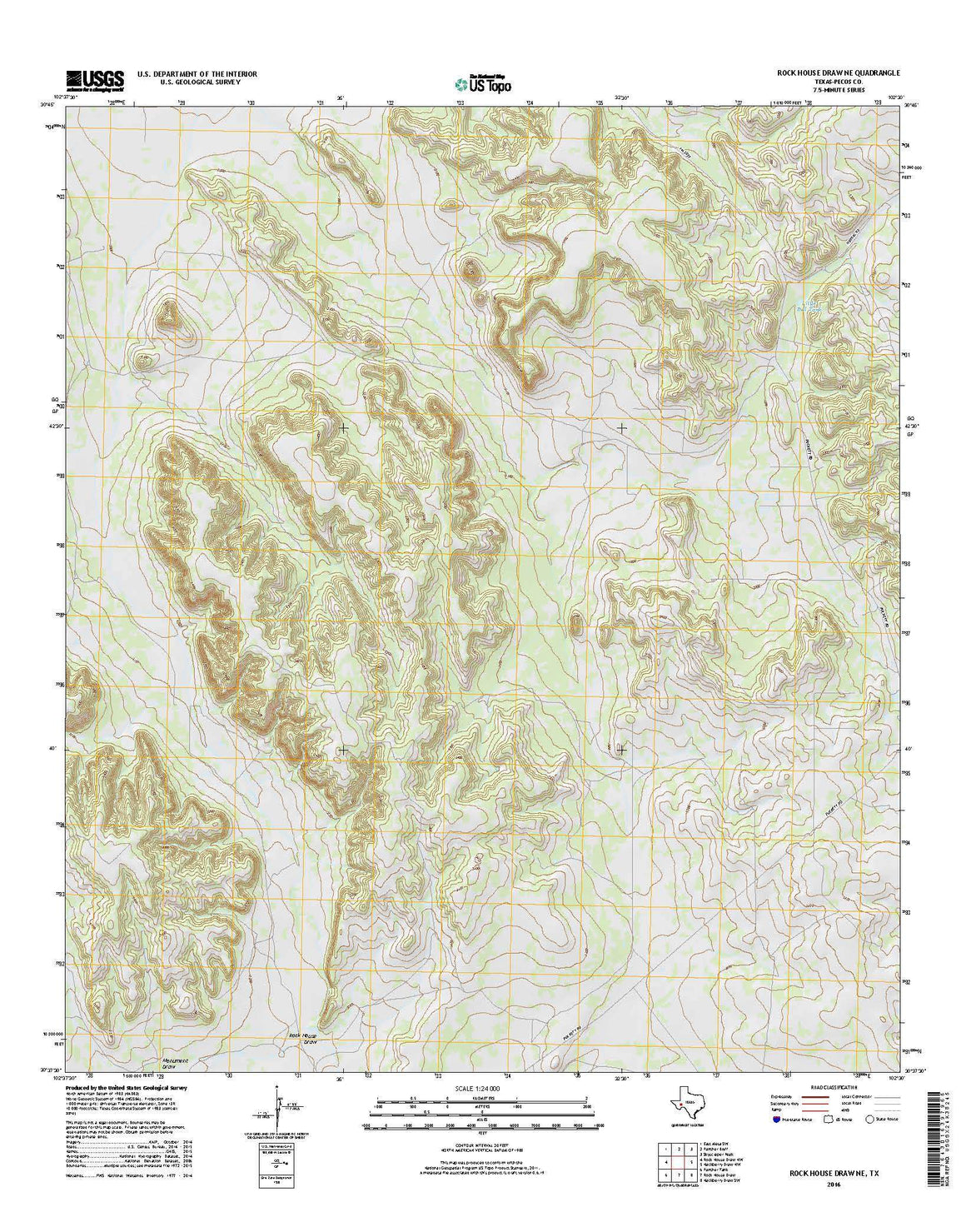 Rock House Draw NE, TX