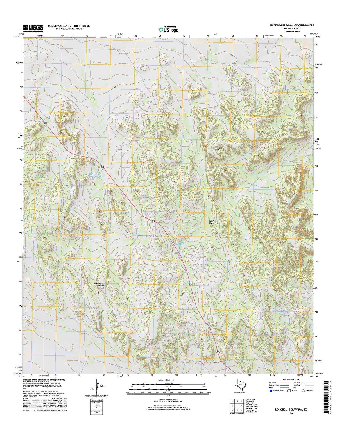 Rock House Draw NW, TX