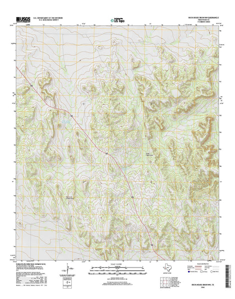 Rock House Draw NW, TX