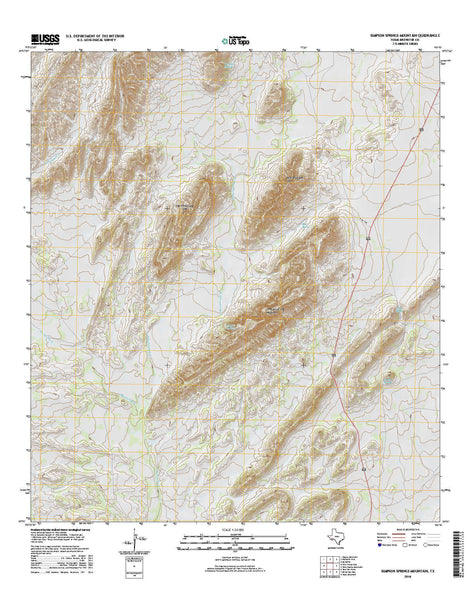 Simpson Springs Mountain, TX