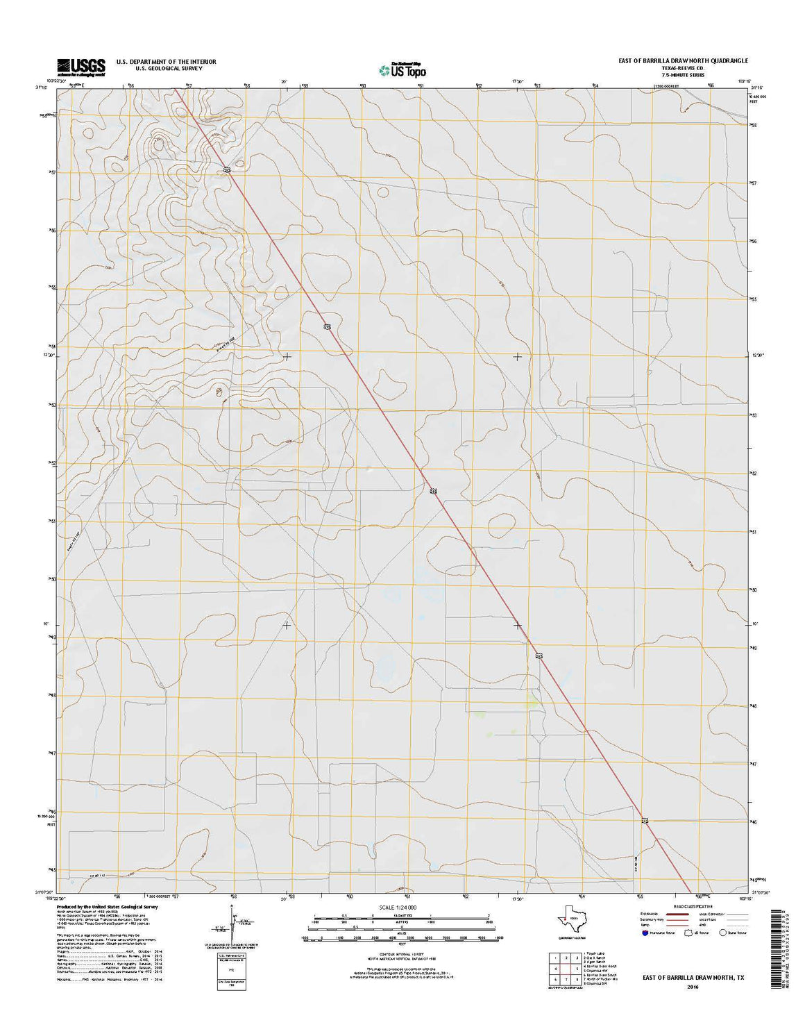 East of Barrilla Draw North, TX