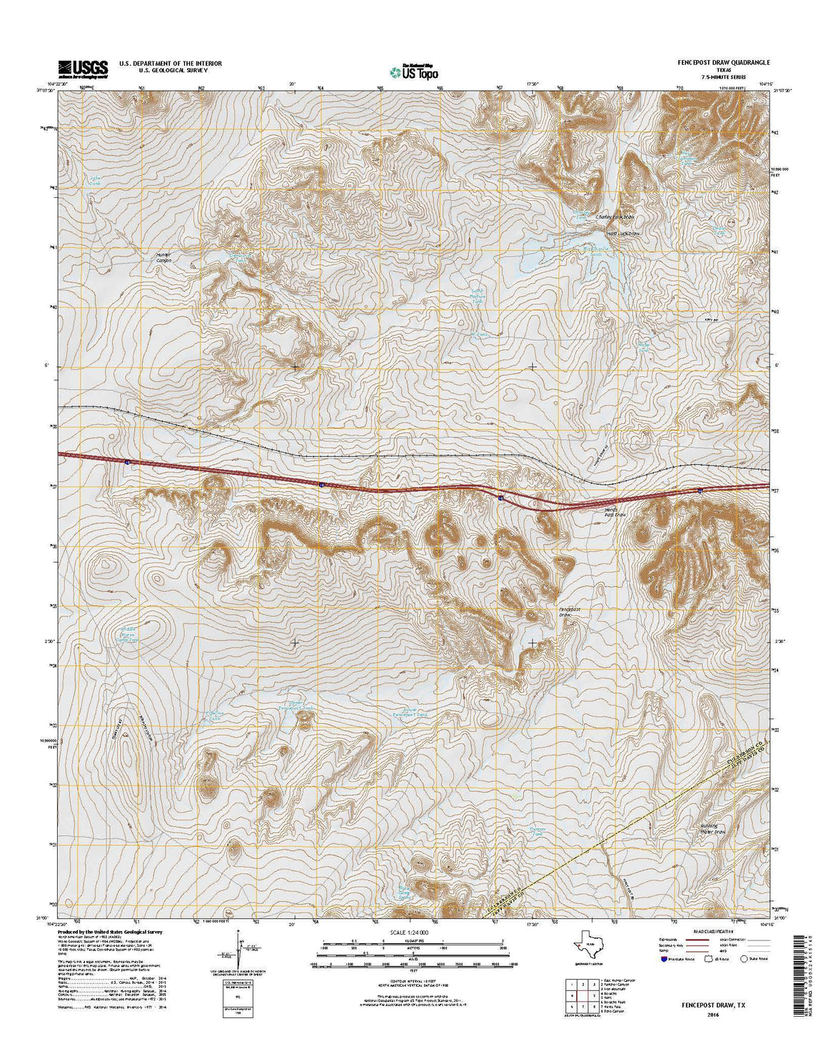 Fencepost Draw, TX