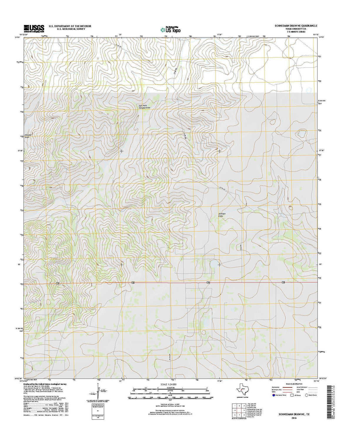 Schneeman Draw NE, TX