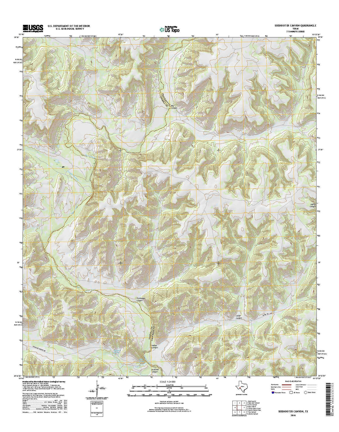 Sixshooter Canyon, TX