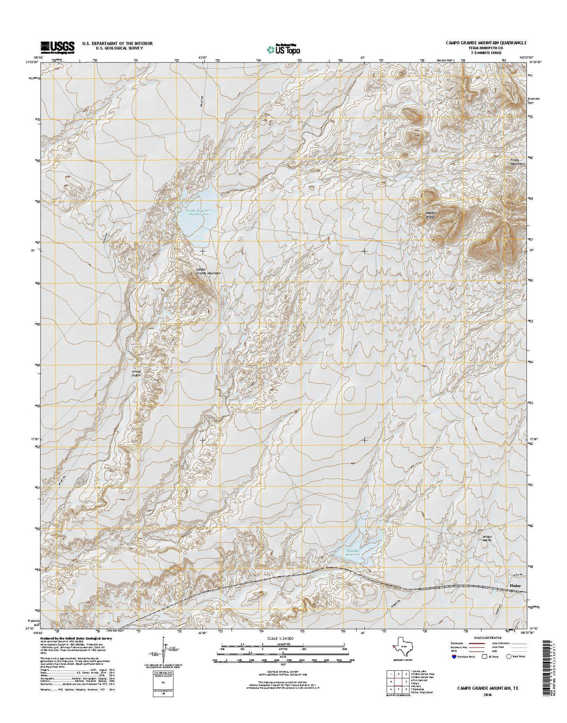 Campo Grande Mountain, TX