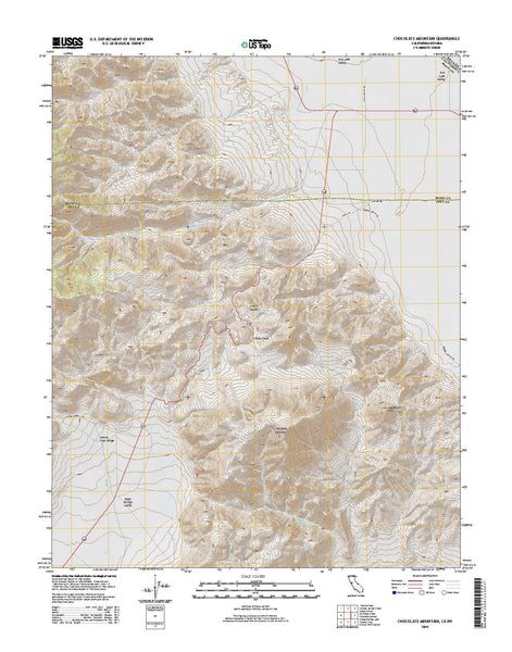 Chocolate Mountain, CA-NV