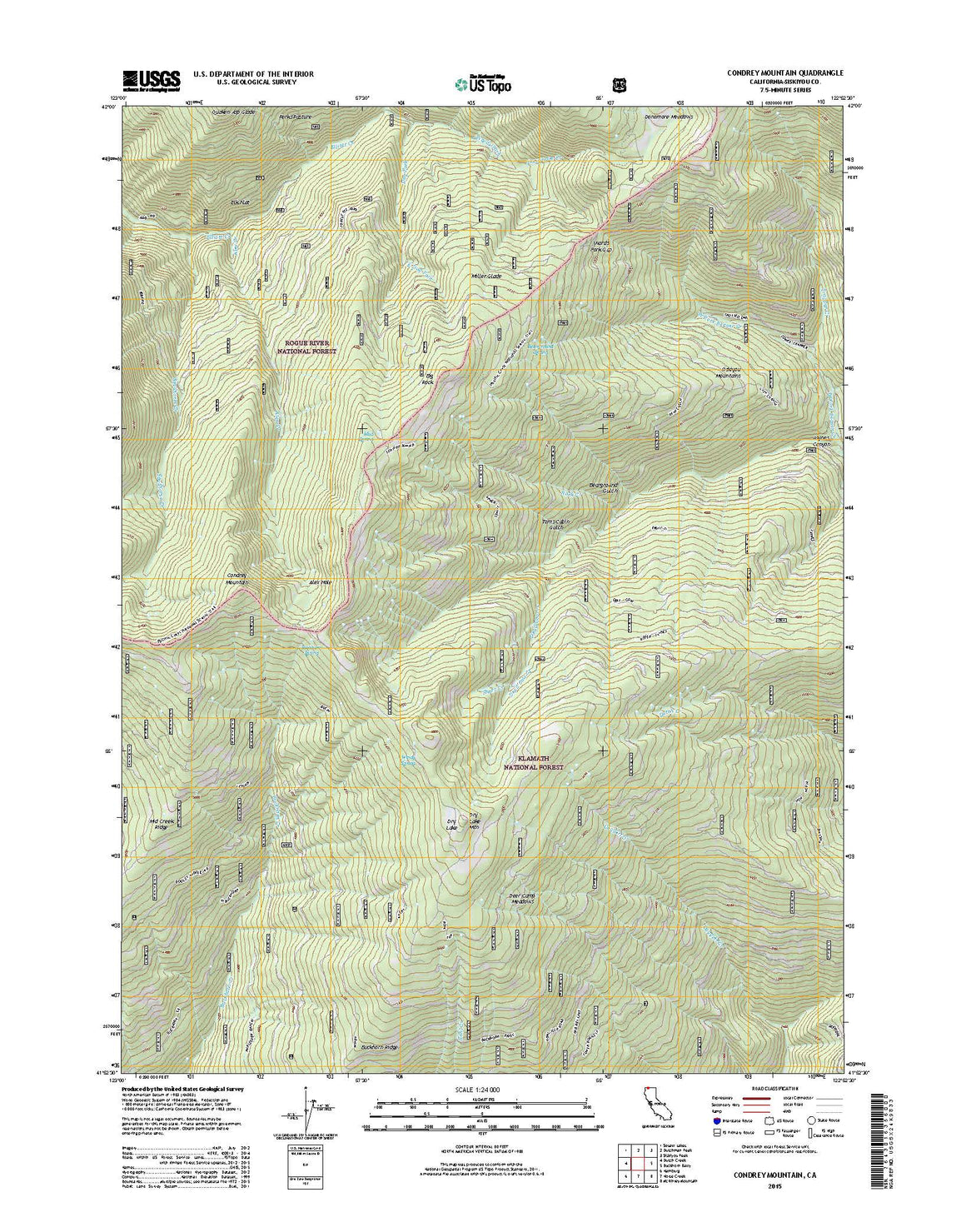 Condrey Mountain, CA