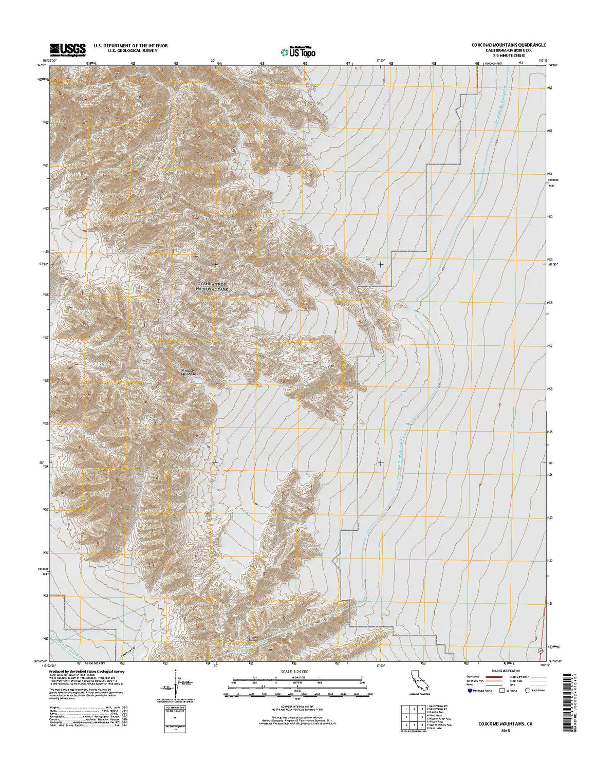 Coxcomb Mountains, CA