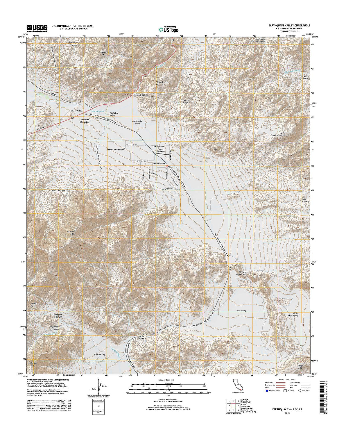 Earthquake Valley, CA