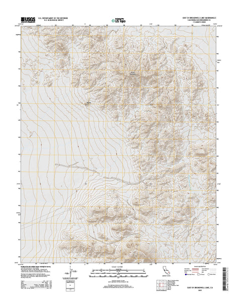 East of Broadwell Lake, CA