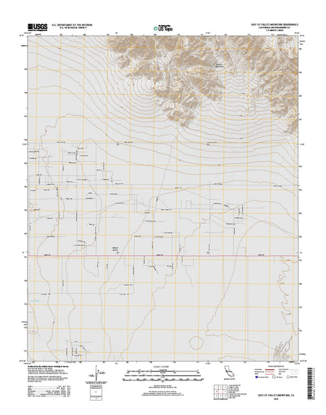 East of Valley Mountain, CA