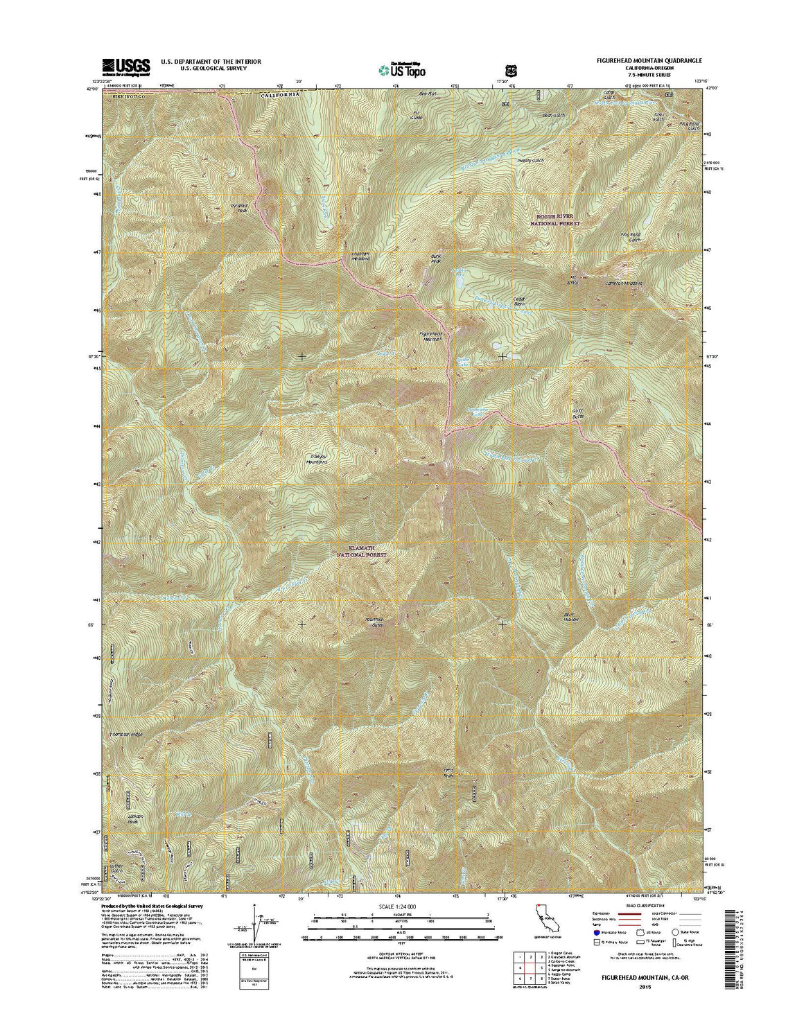 Figurehead Mountain, CA-OR