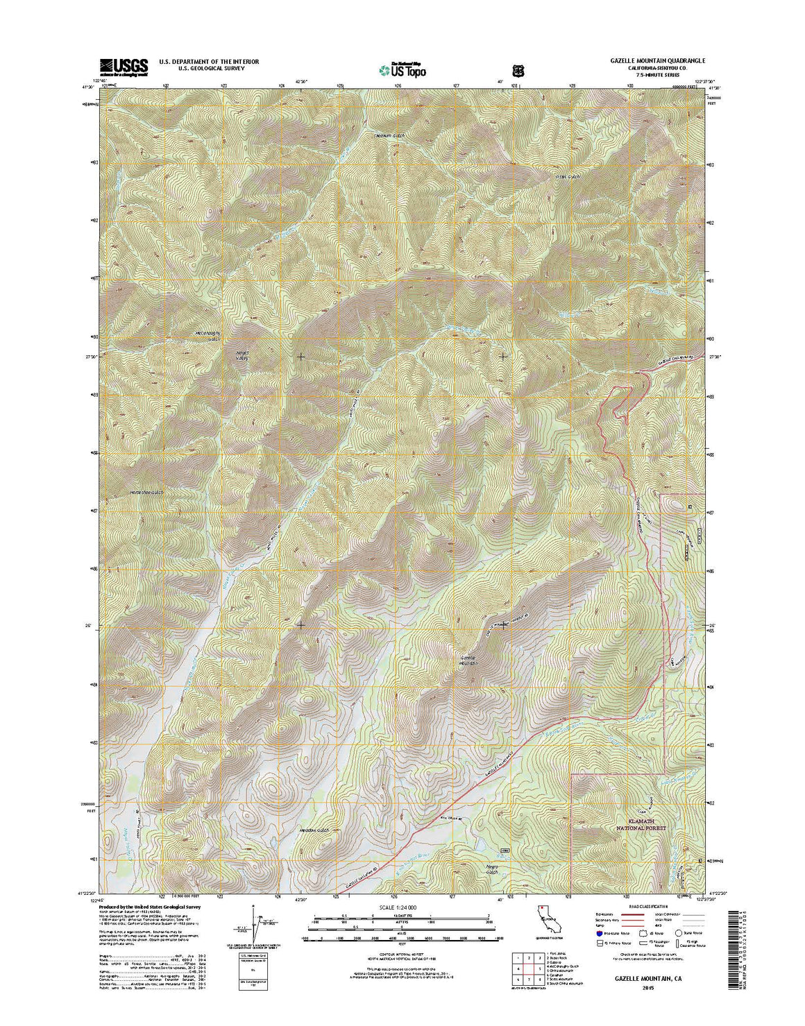 Gazelle Mountain, CA