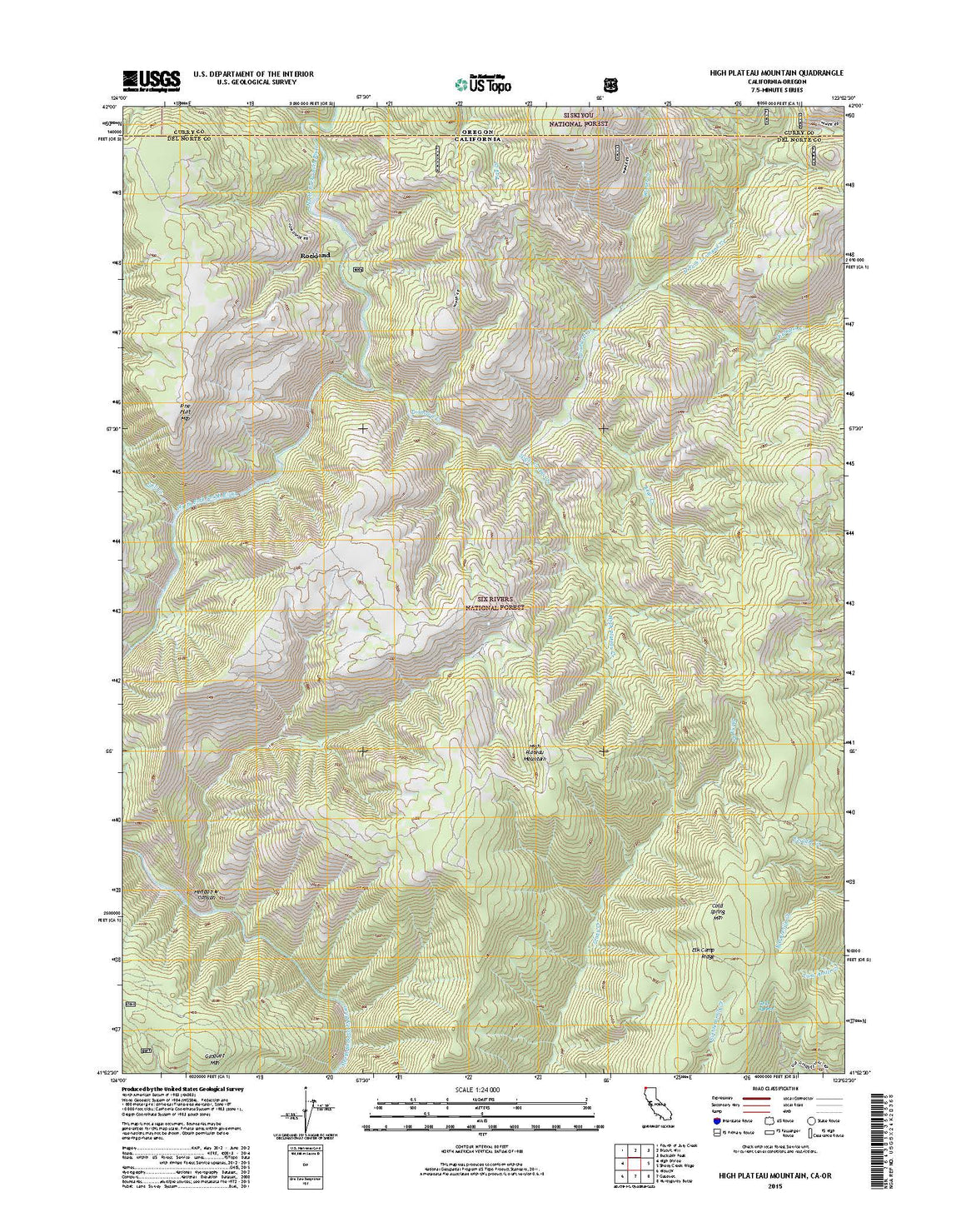 High Plateau Mountain, CA-OR