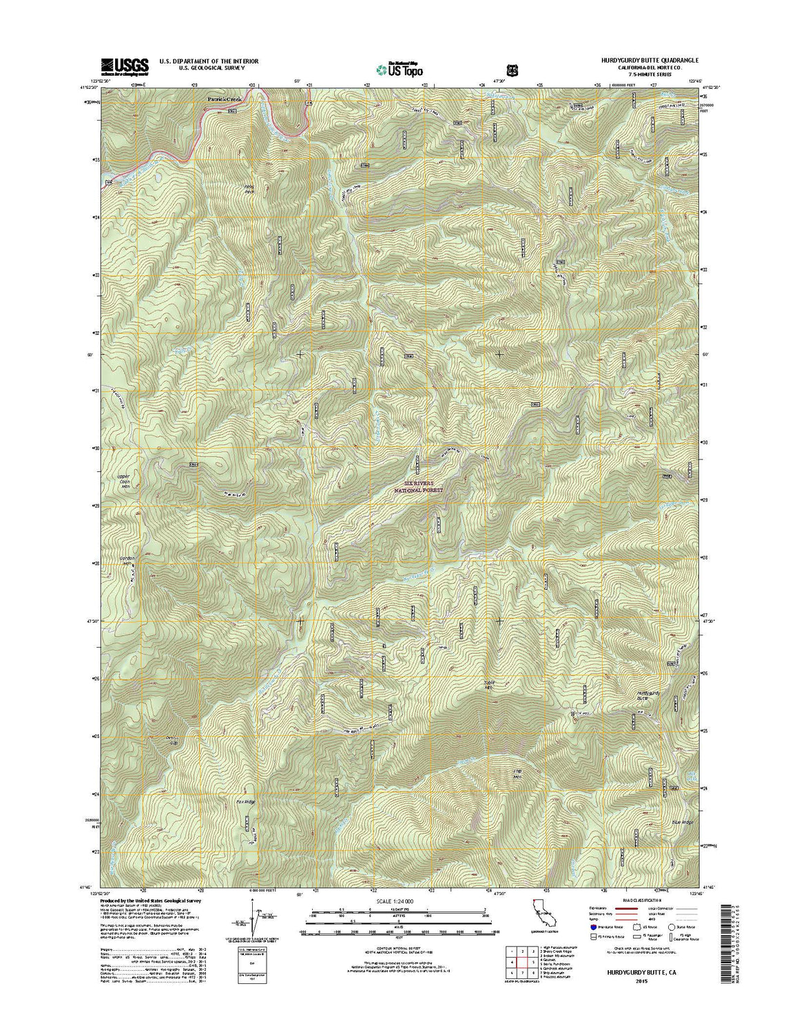 Hurdygurdy Butte, CA