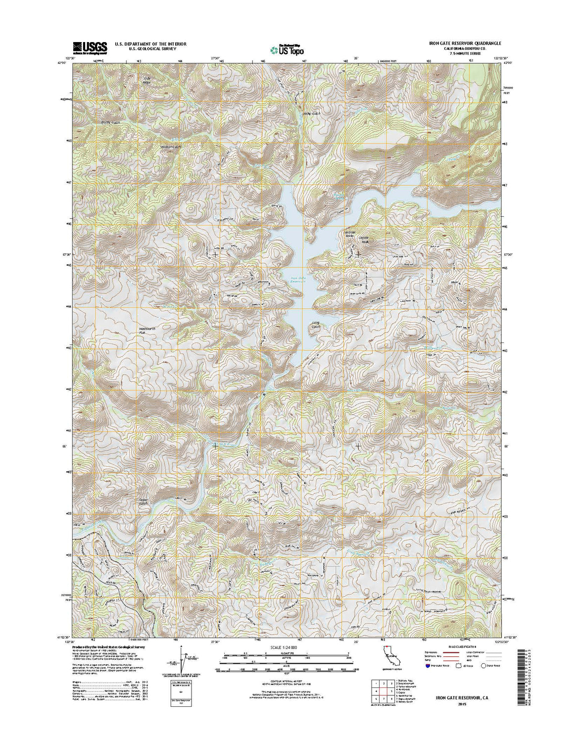 Iron Gate Reservoir, CA