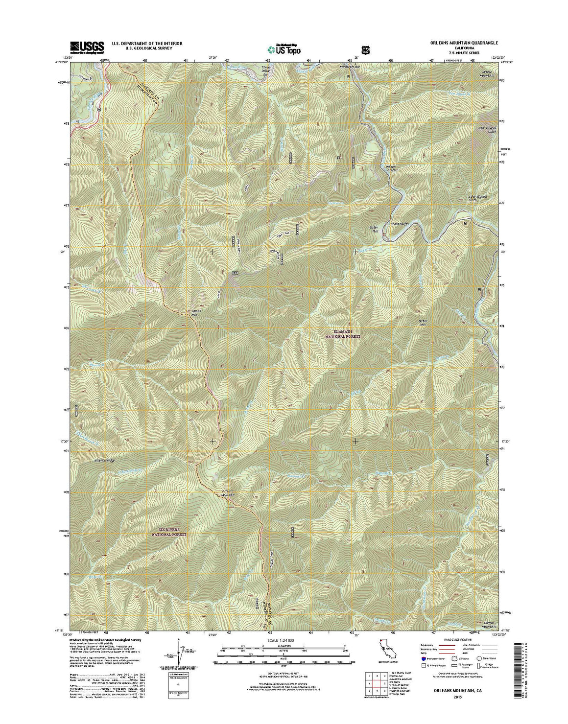 Orleans Mountain, CA