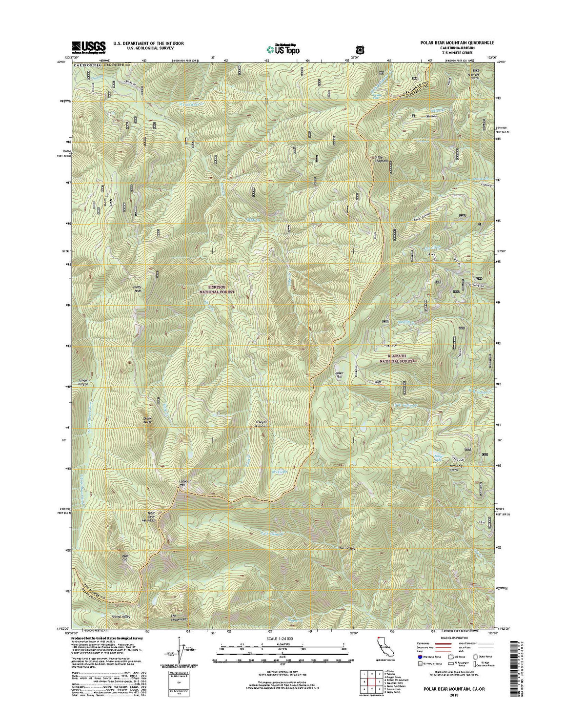 Polar Bear Mountain, CA-OR