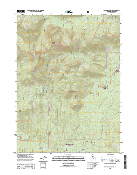 Rainbow Mountain, CA