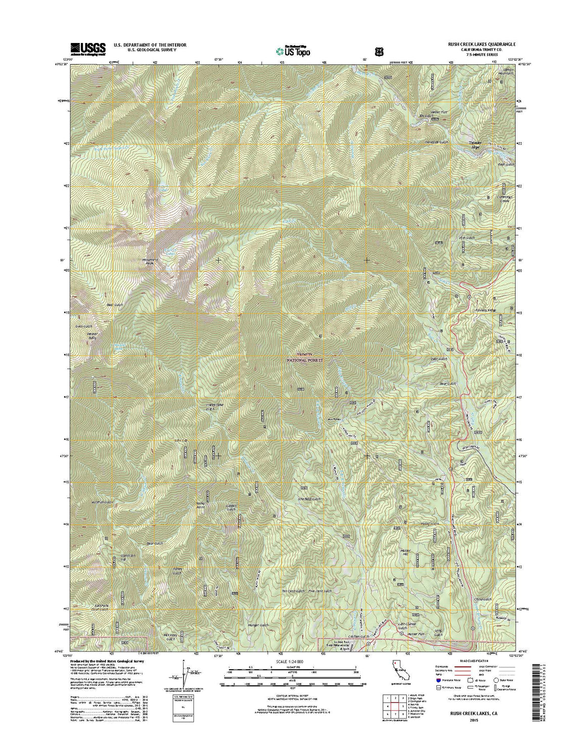 Rush Creek Lakes, CA