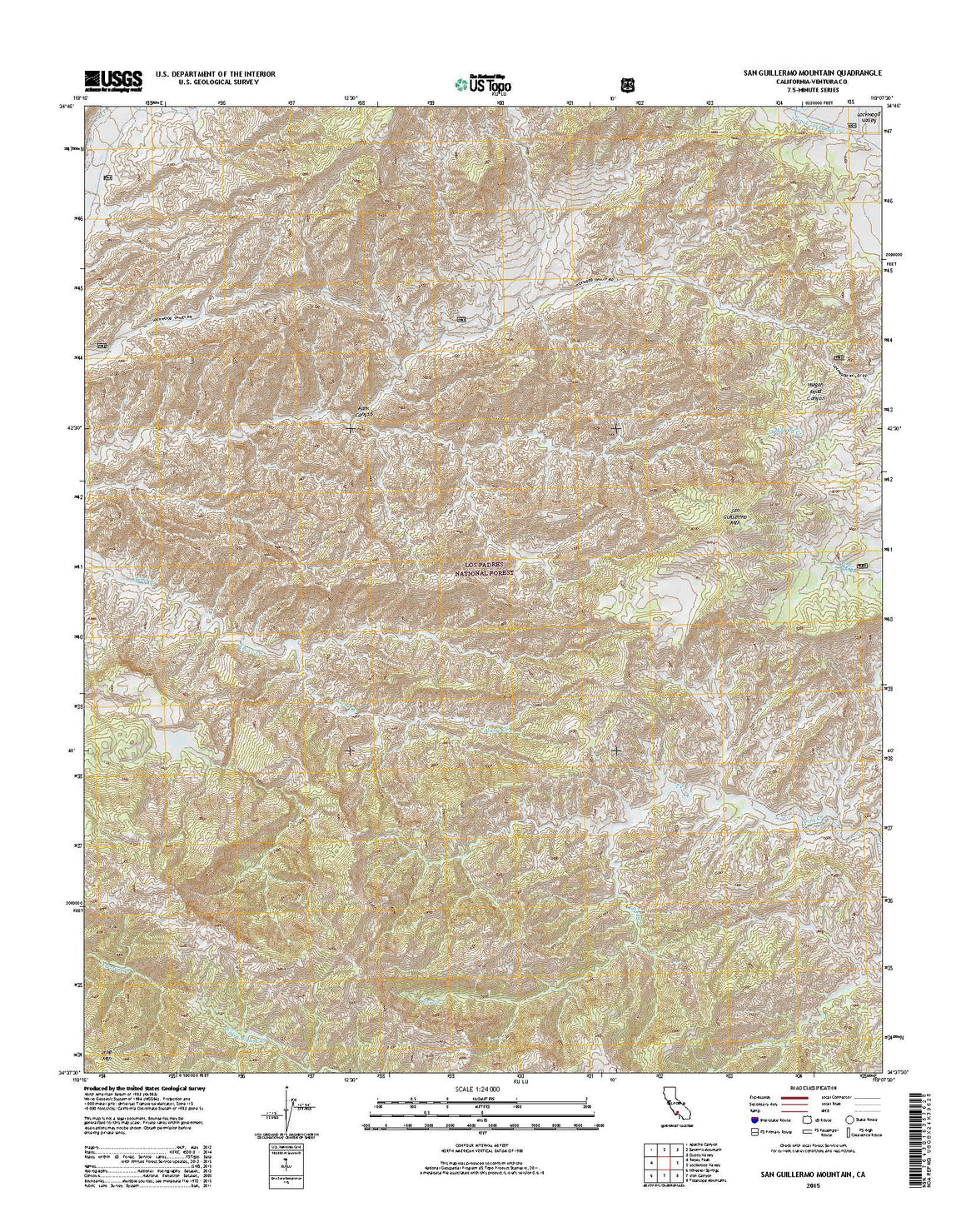 San Guillermo Mountain, CA