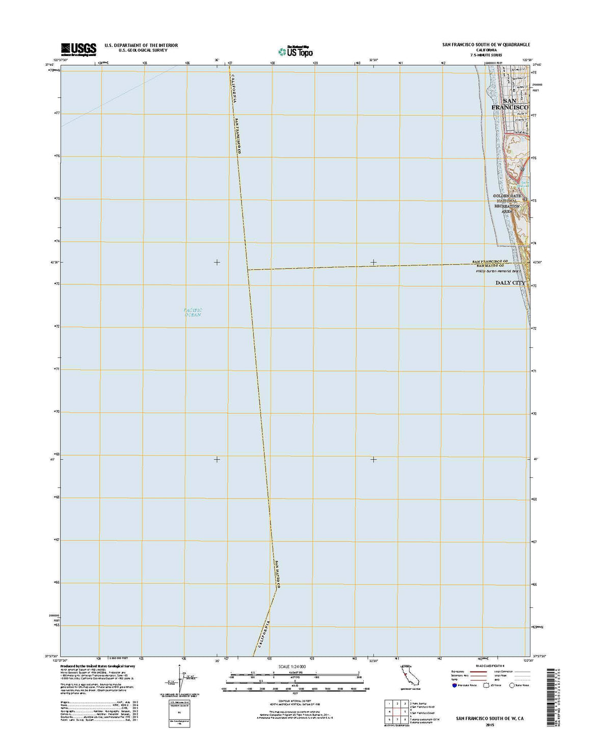 San Francisco South OE W, CA