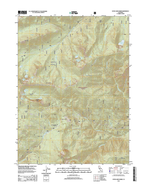 Seven Lakes Basin, CA