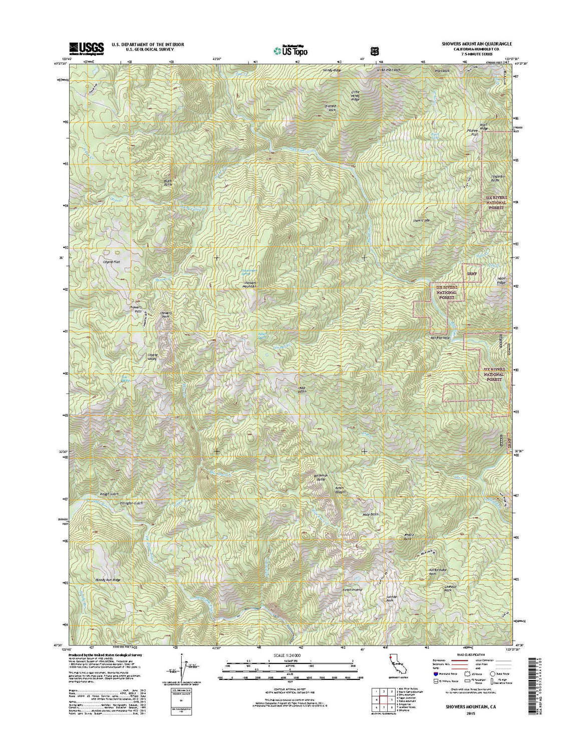 Showers Mountain, CA