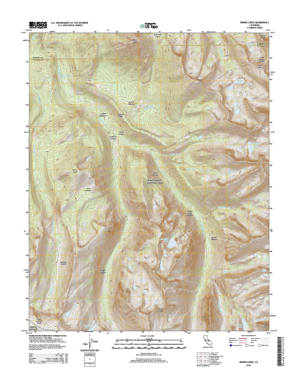 Sphinx Lakes, CA