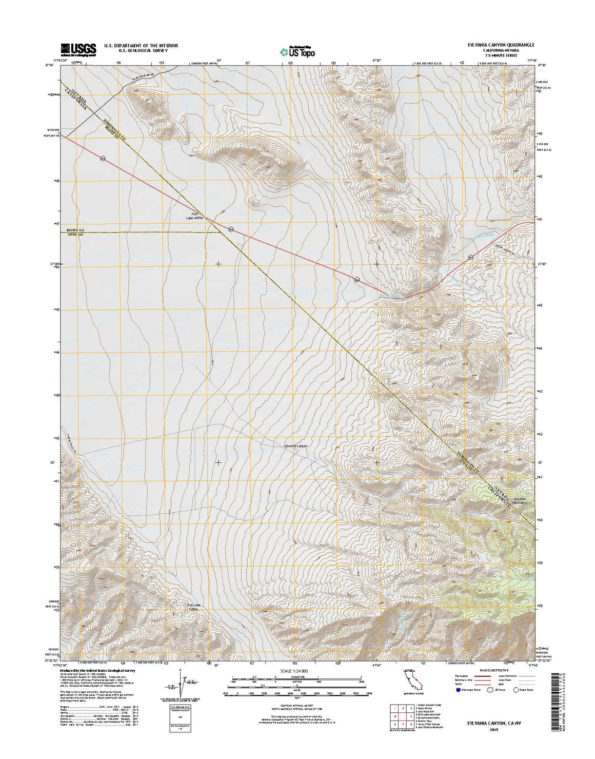 Sylvania Canyon, CA-NV