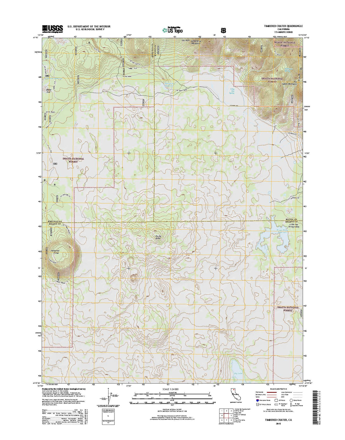 Timbered Crater, CA