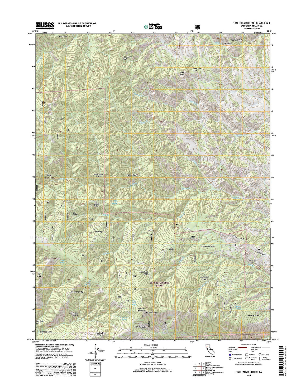 Tomhead Mountain, CA