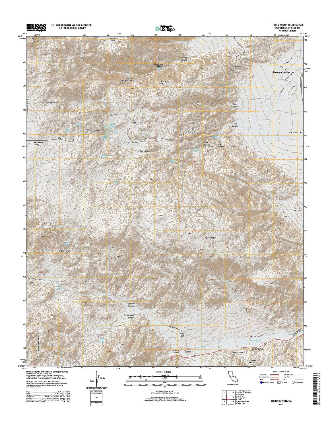 Tubb Canyon, CA