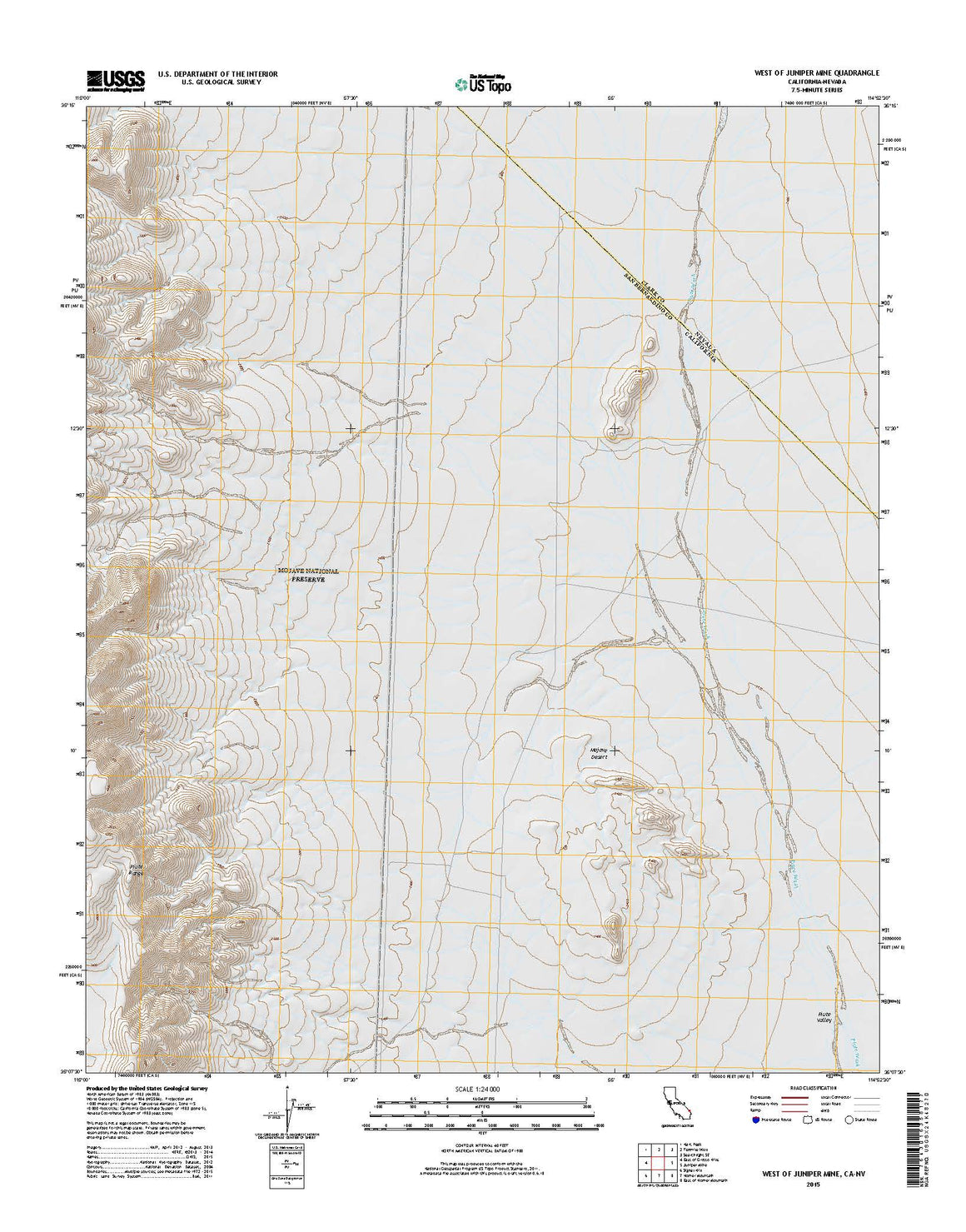 West of Juniper Mine, CA-NV