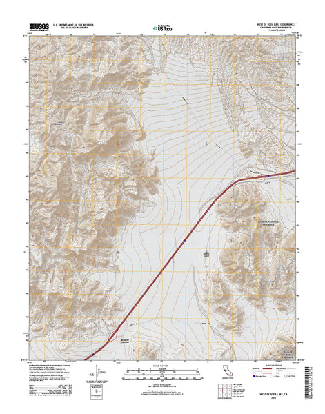 West of Soda Lake, CA