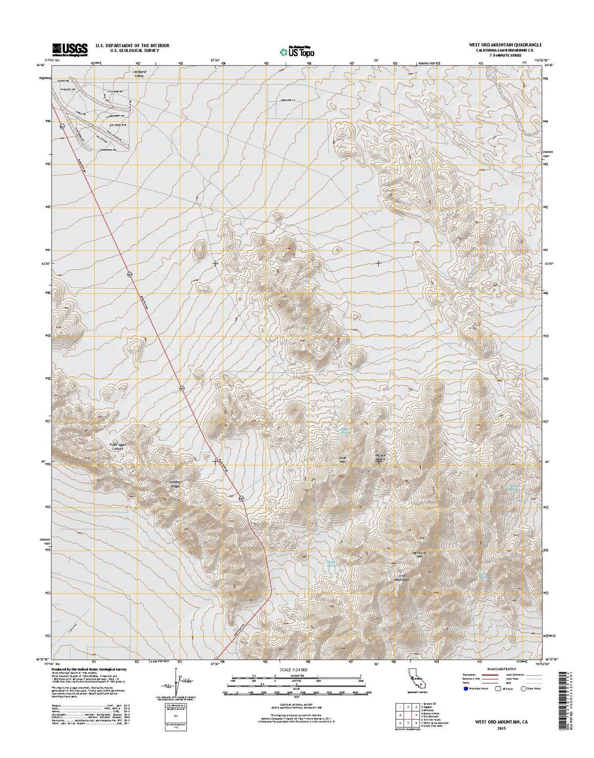 West Ord Mountain, CA