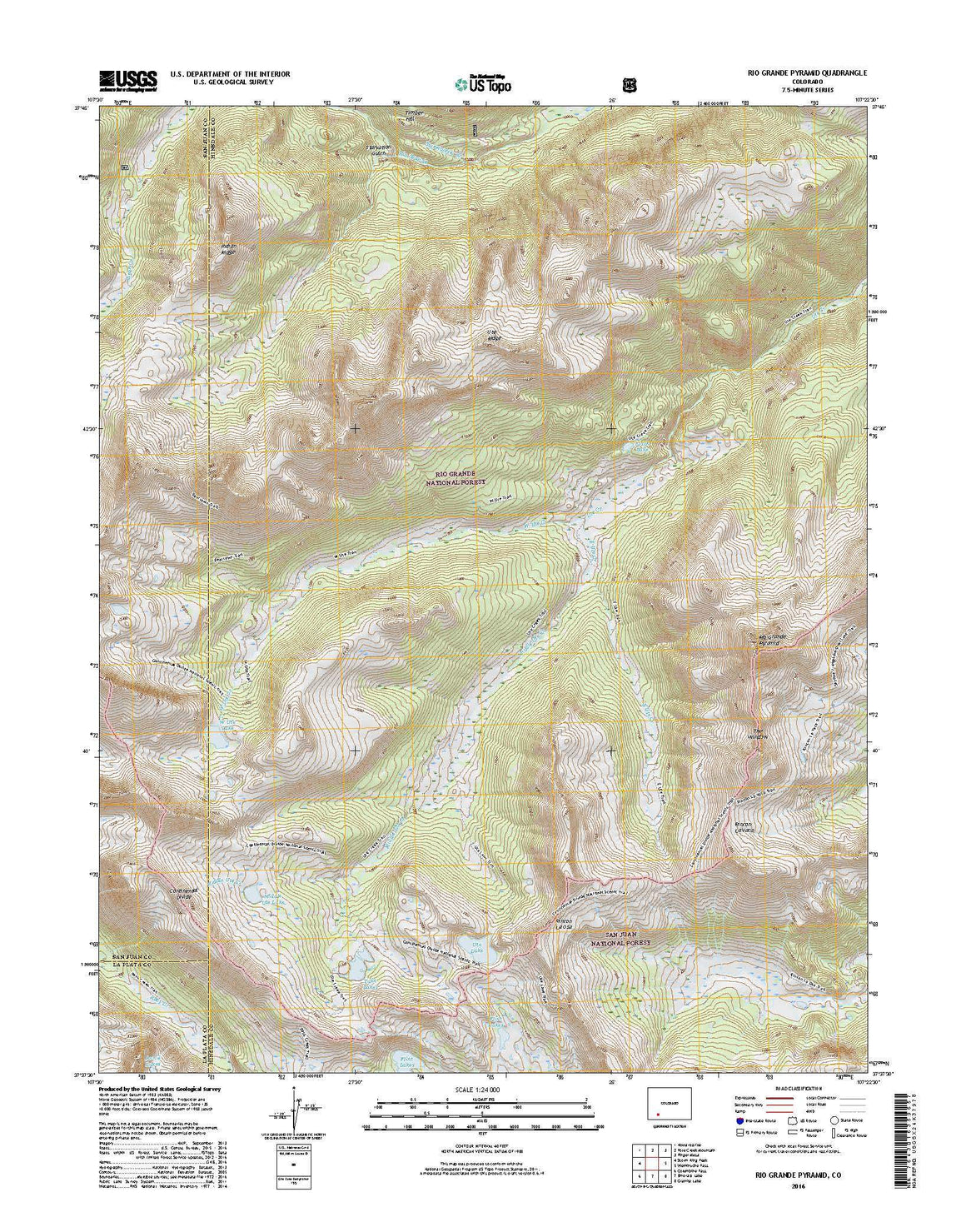 Rio Grande Pyramid, CO