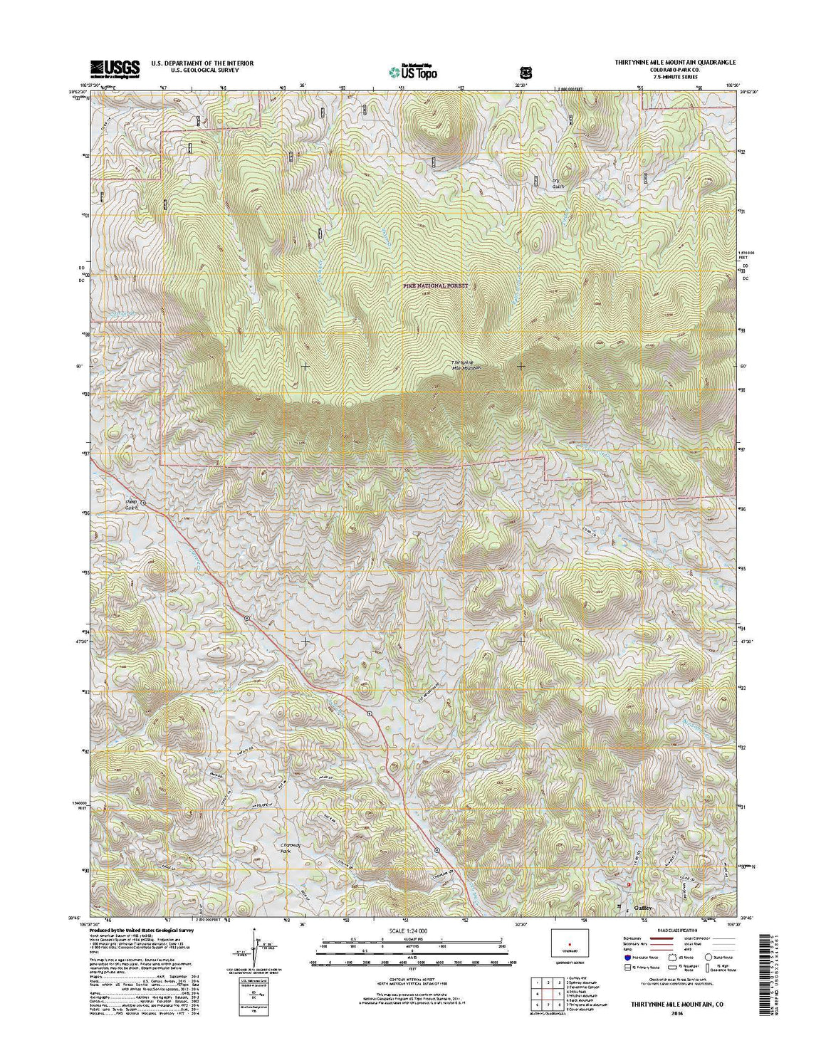 Thirtynine Mile Mountain, CO