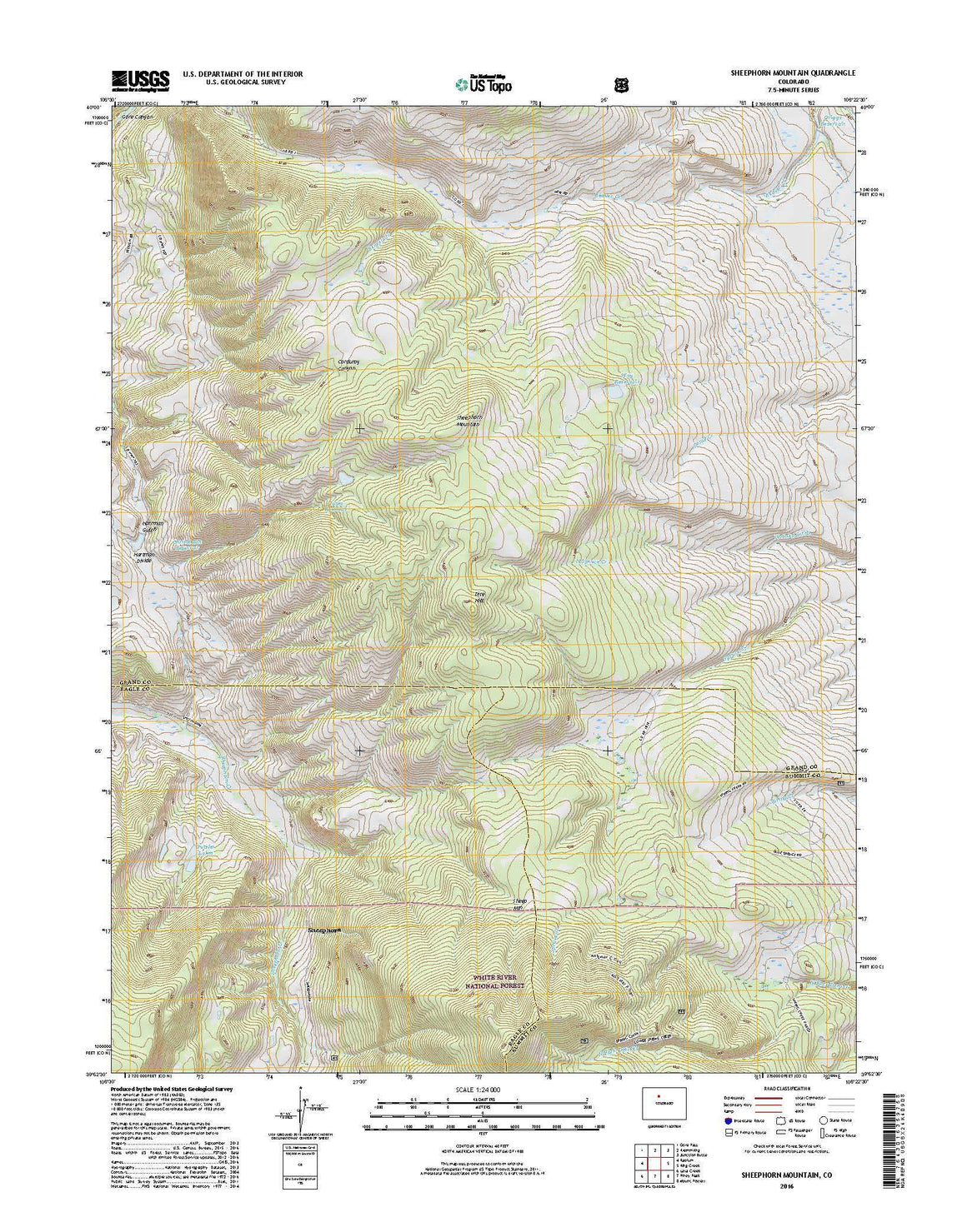 Sheephorn Mountain, CO